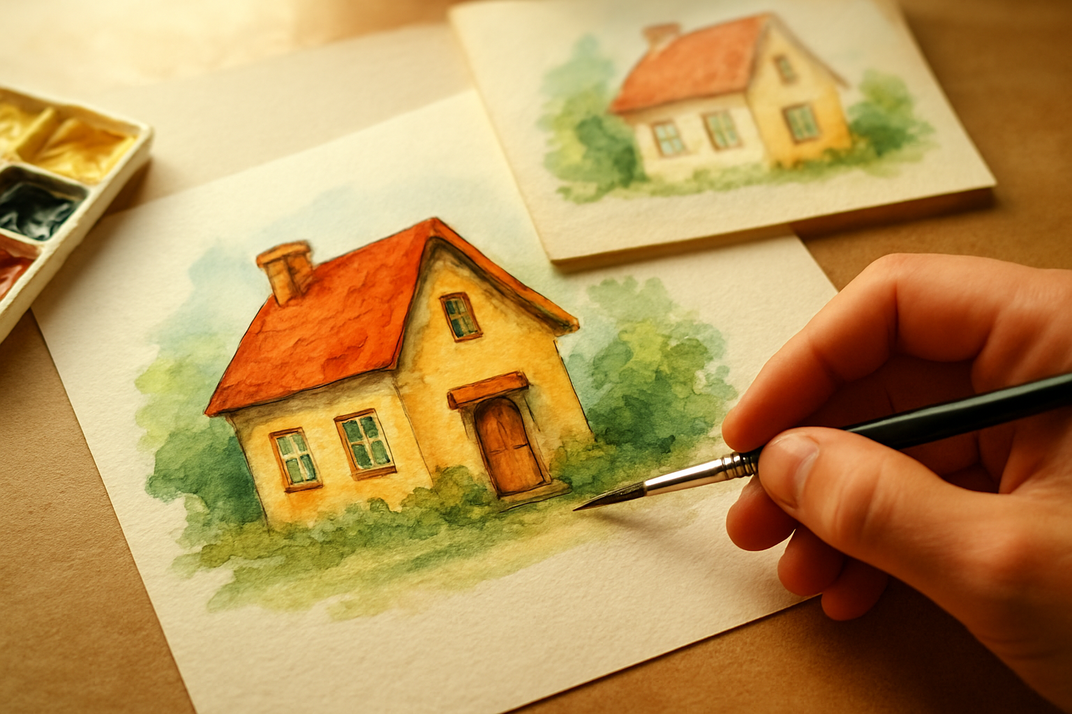 Draw a Cartoon House with Creative Confidence