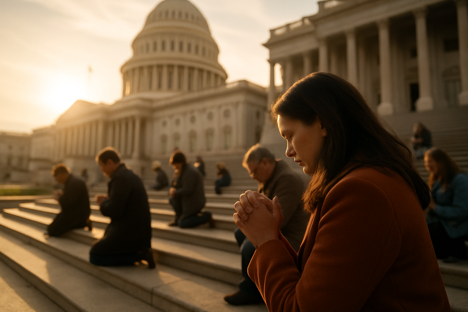 Praying on the Steps: Faith, Witness, Washington